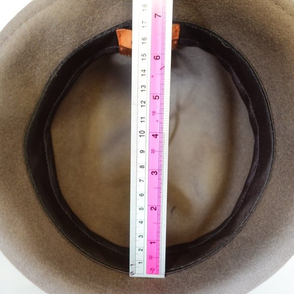 CC Exclusive Hats Women Wool Crushable Felt Cloche Floral Designer Elegant Brown - Picture 3 of 9